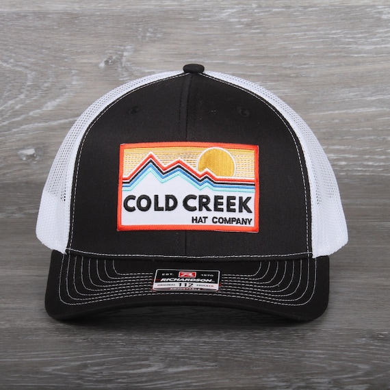 Cold Creek Hat Company Patch on a Richardson 112 Trucker Snpaback