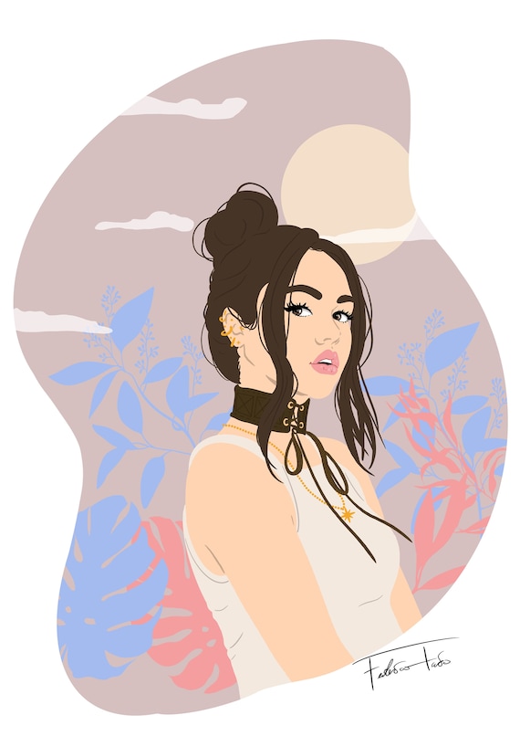 Custom Digital Portrait from Photo – Personalized Artistic Illustration