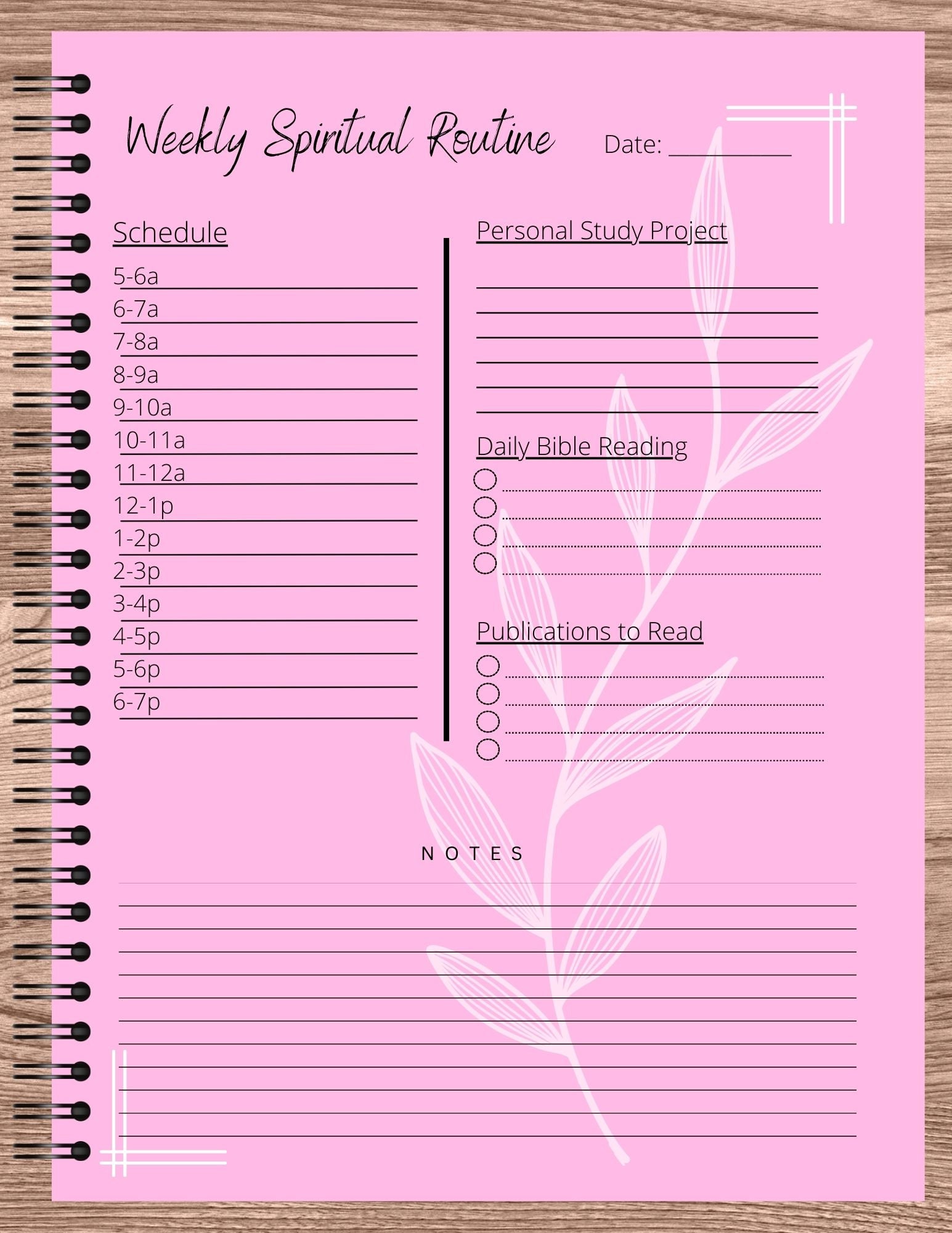 2023 JW Digital Pioneer Planner Minimalist iPad Planner Daily, Weekly