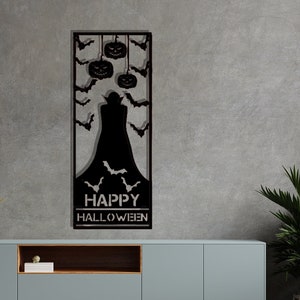 Metalen vleermuis kat man decor, kunst aan de muur, Halloween, boom passie, cadeau voor hem, Black Friday deals, gepersonaliseerd, thuis woonkamer, kamer, man, noel, kind, meisje, lijn