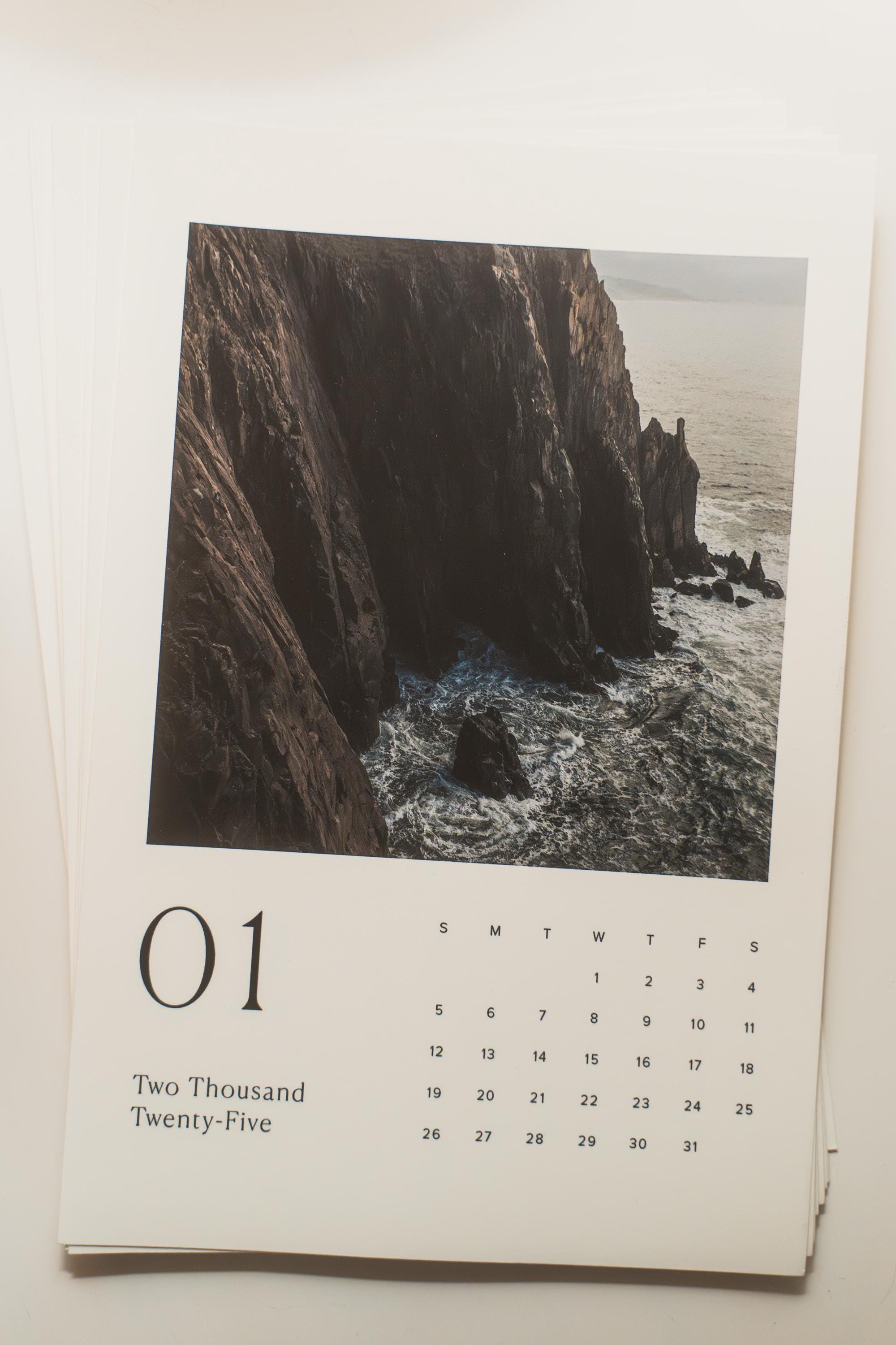 2025 Pacific Northwest Calendar Pages - Etsy