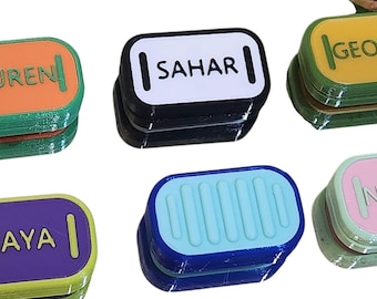 Personalized Fidget Slider – Custom Name, Clicky Sound, Tactile Toy, Customizable Gadget Gift
