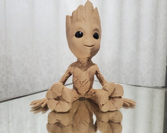 Baby Groot - Houtfilament voor op je bureau of aanrecht