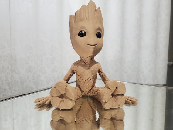 Baby Groot Filament de bois pour votre bureau ou comptoir -  France