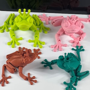 Articulated Frog, Flexible Frog Toy