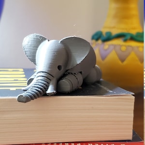 Juguete de escritorio flexible con forma de elefante impreso en 3D, regalo divertido para todas las edades, compañero para aliviar el estrés