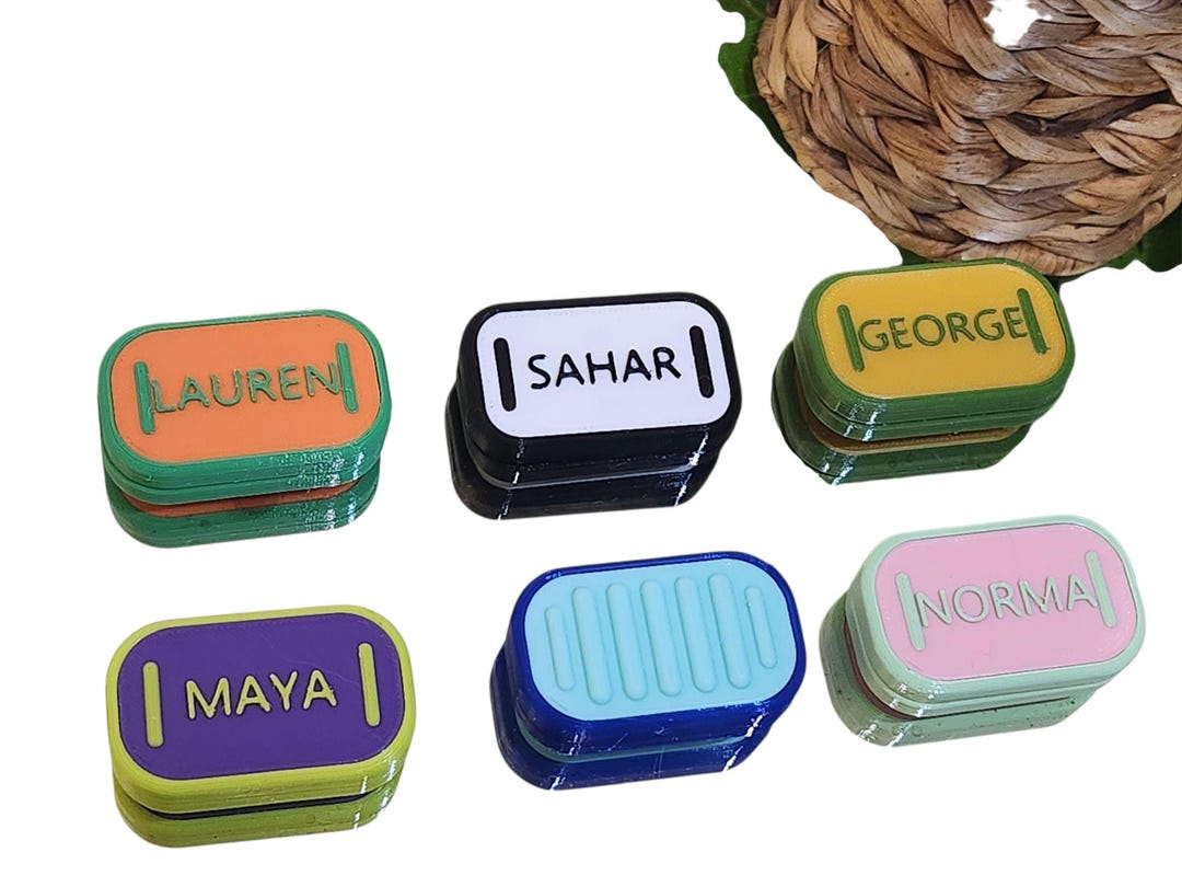 Personalised Fidgets Personalized Fidget Slider – Custom Name, Clicky Sound, Tactile Toy ...