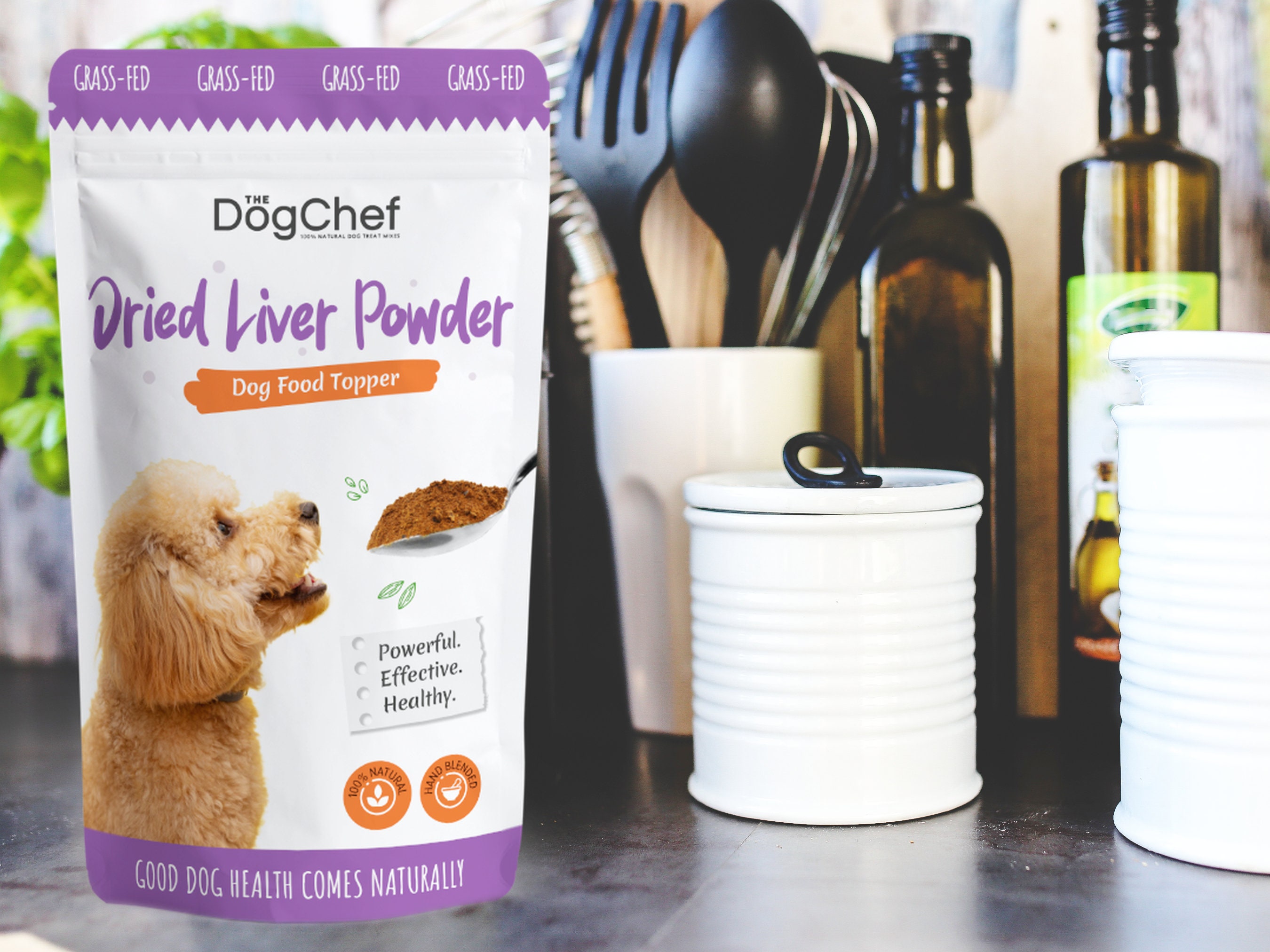 Liver powder for clearance dogs