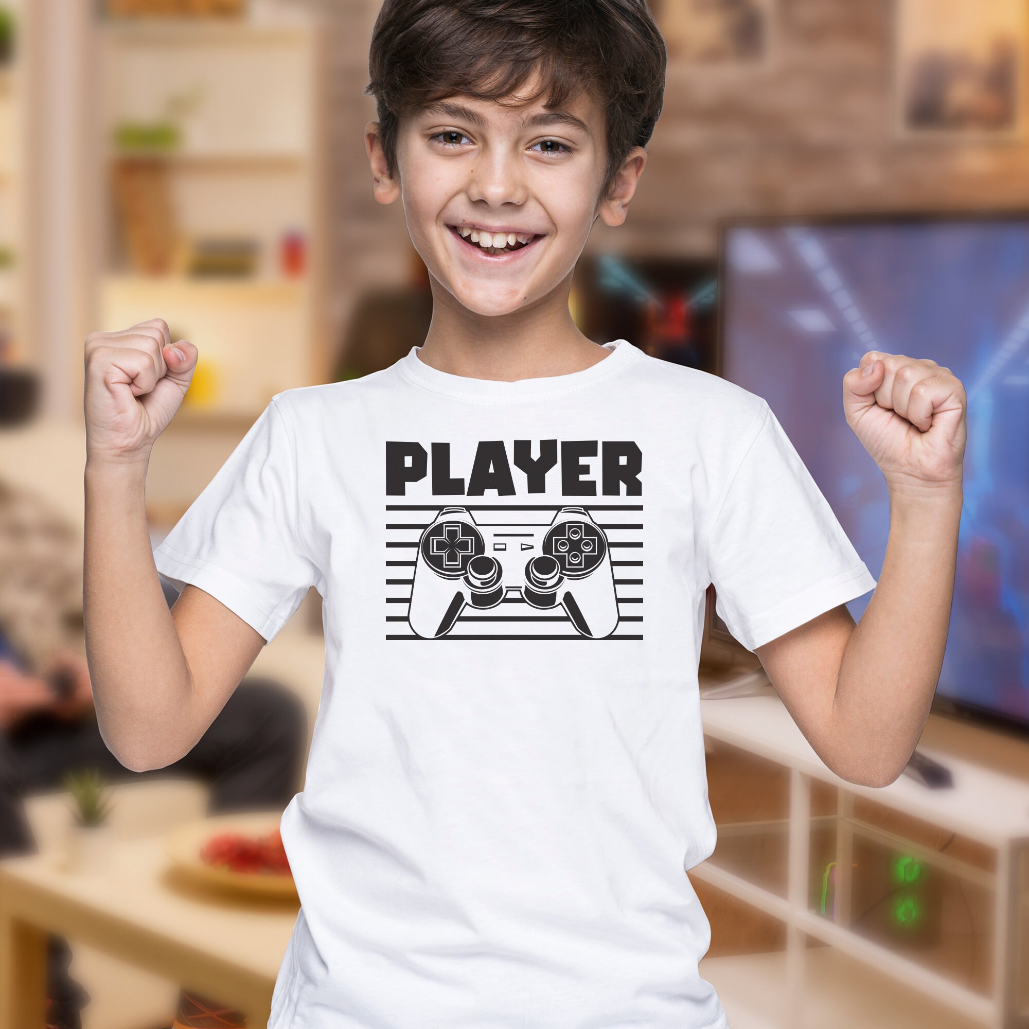 Player SVG Gaming Svg Player PNG Gamer Svg Controller Svg | Etsy