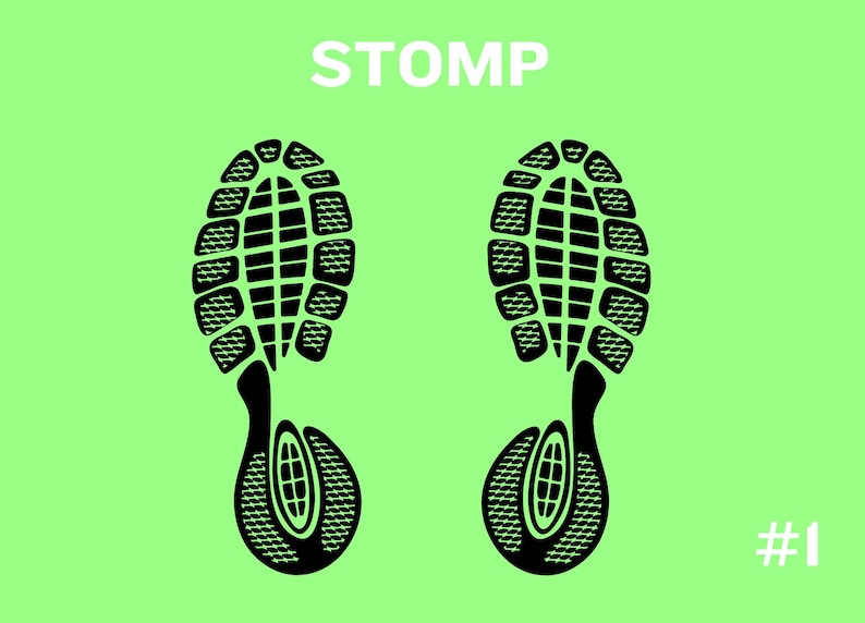 Calm Down Activity Pack, Stomp It Out Mat, Emotions Anger Steps to Calm