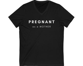 Pregnant as a Mother T-shirt | Pregnancy Announcement Shirt | Mom to Be | Baby Shower Gift | Funny Pregnancy Shirt Maternity | New Mom Shirt
