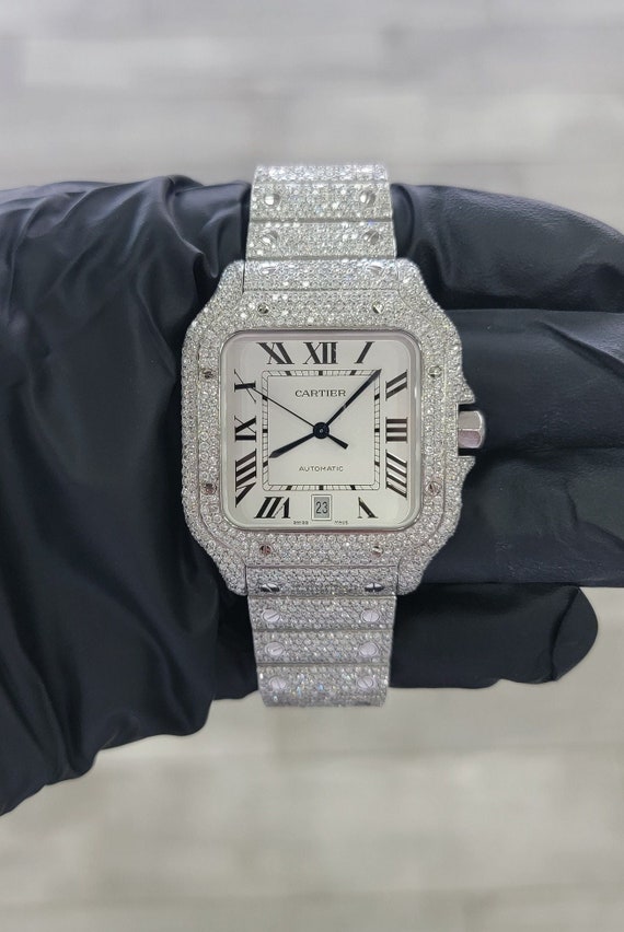 cartier santos diamant