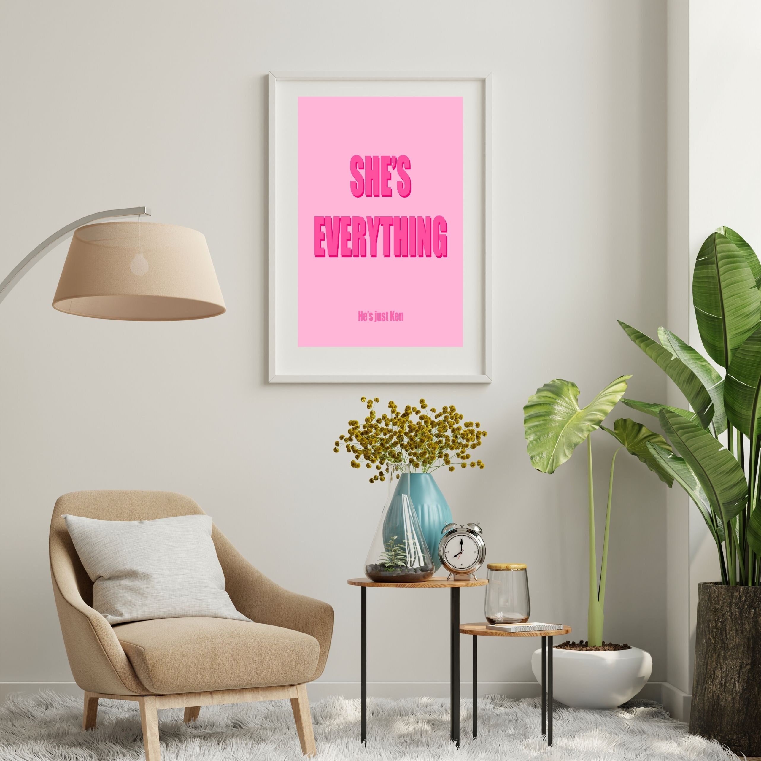 Chic Barbie Wall Art Printable Wall Art Girly Room Decor - Etsy