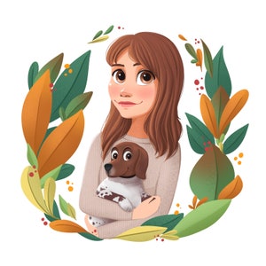 Disney custom portrait | Family cartoon portrait | Couple illustration | Drawing | caricature | Fun Art |  Anniversary Christmas gift