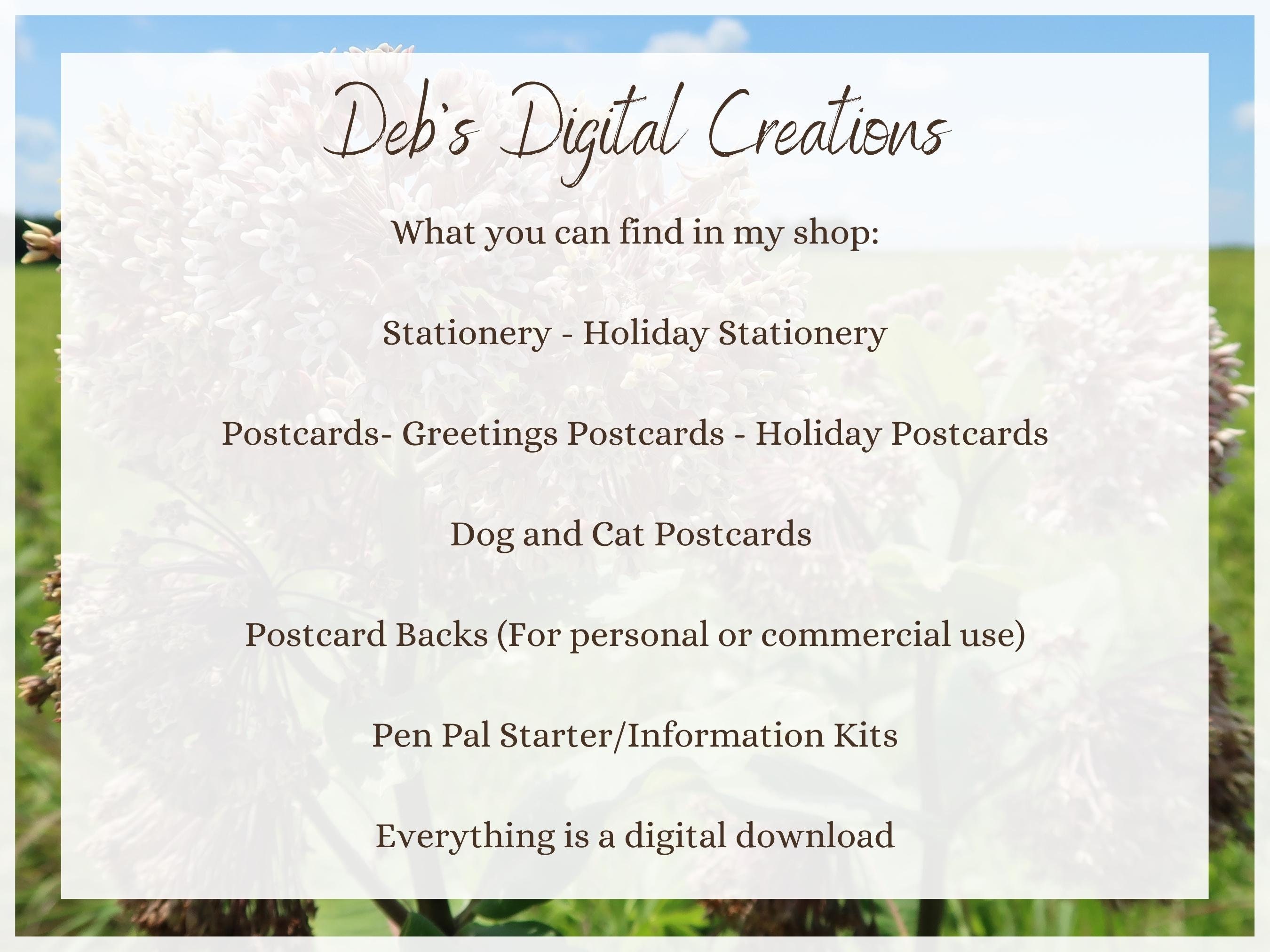 Happy Birthday to You Printable 4x6 and 5x7 Postcards - Etsy