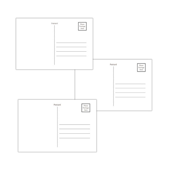 Postcard Template Printable Free