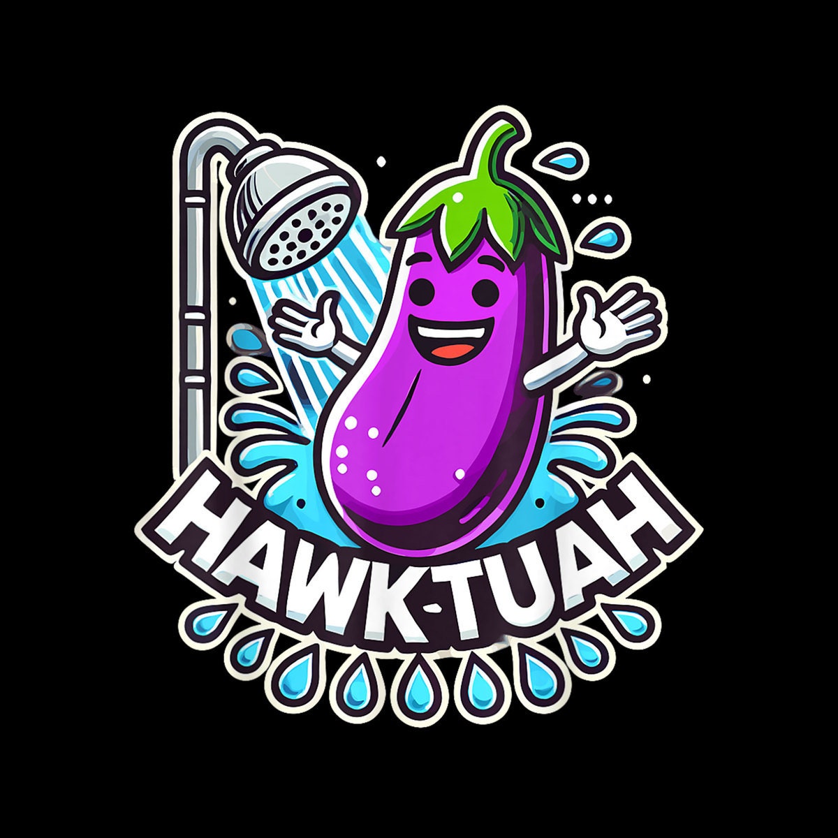 Hawk Tuah Meme Eggplant Joke for Men Women Huck Tua Digital PNG Etsy