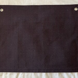 Charcoal Canvas Banner 16x20