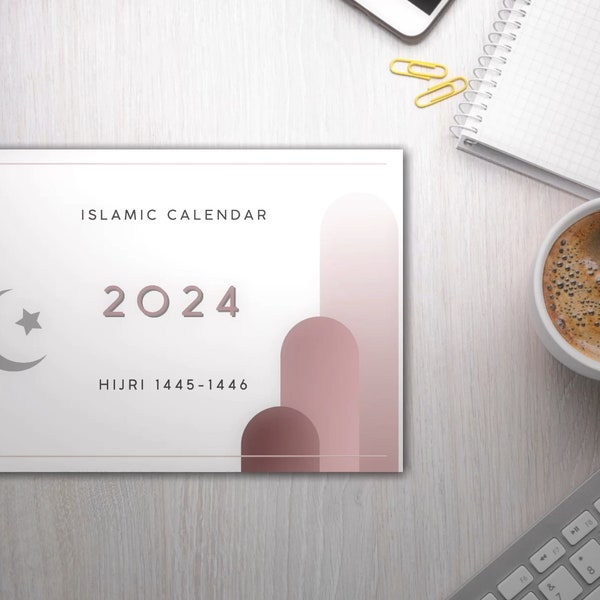 2024 Gregorian and Islamic (Hijri) Calendar (1445-1446)