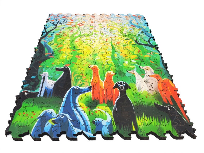 Wooden Dog Puzzle Ruff Cut Etsy Wooden Dog Puzzle Ruff Cut Etsy