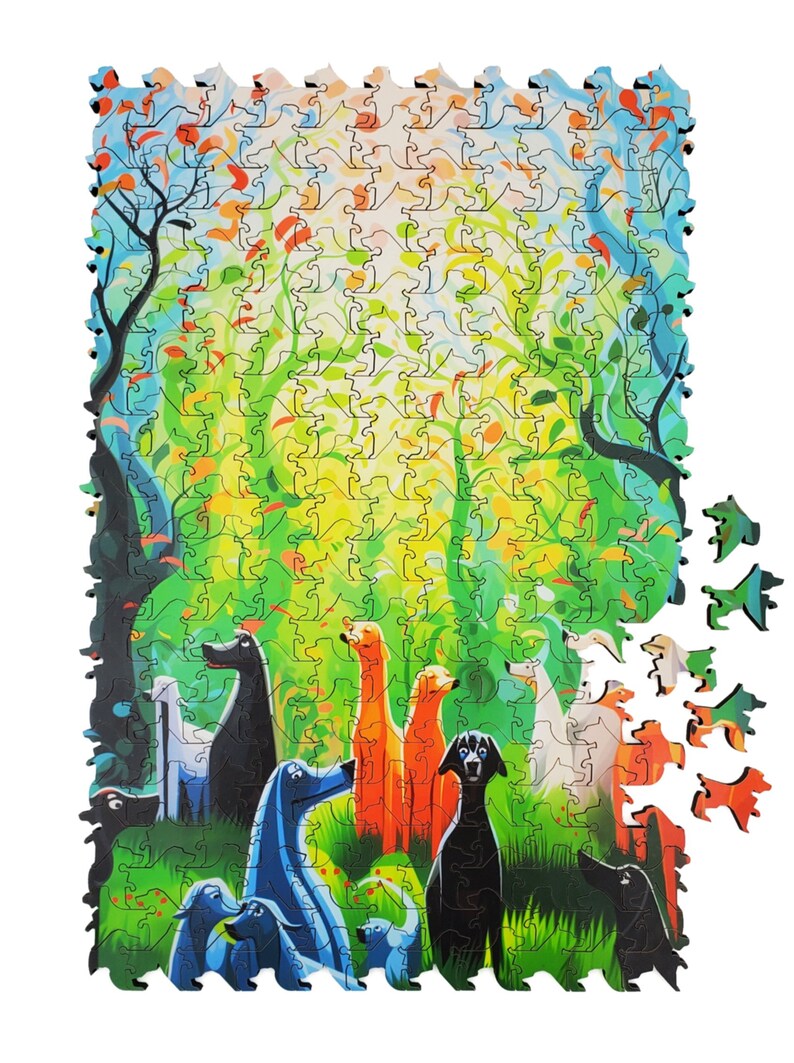 Wooden Dog Puzzle Ruff Cut Etsy Wooden Dog Puzzle Ruff Cut Etsy