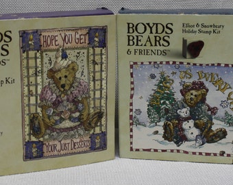 Vintage Boyd Bears and Friends Rubber Stamp Kit 1st Ed Choose from 3 Designs Vintage Boyd Bears and Friends Rubber Stamp Kit 1st Ed Choose from 3 Designs