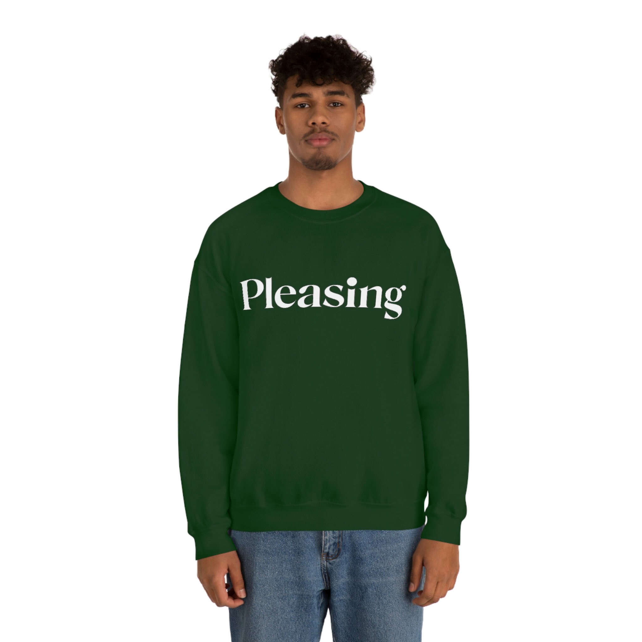 Pleasing Crewneck Forest Green - Etsy