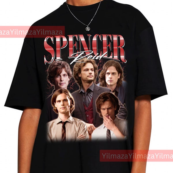 Spencer Reid Retro Shirt, Spencer Reid Fan Shirt, Spencer Reid Shirt, Spencer Reid Criminal Minds TV Series 13278335782