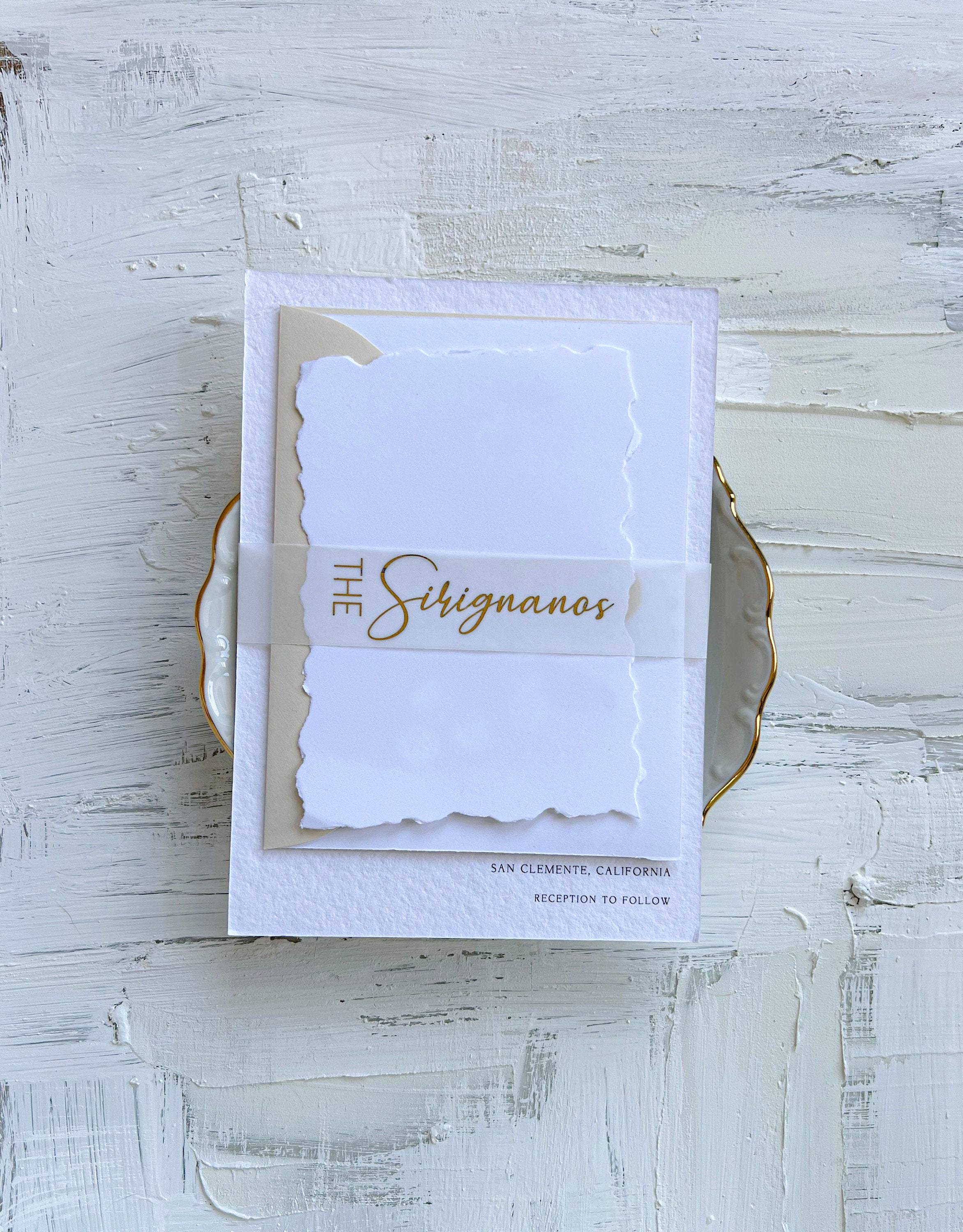 Custom Vellum Belly Bands Wedding Belly Band Engagement Etsy