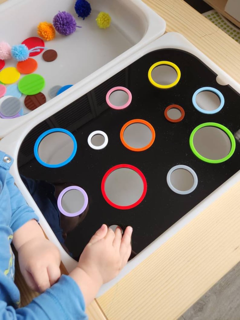 Color Sorting Lid for Ikea Trofast Bin Montessori Play and Etsy