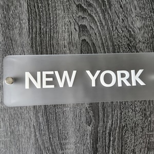 Custom Acrylic World Clock Sign: Time Zone Wall Decor