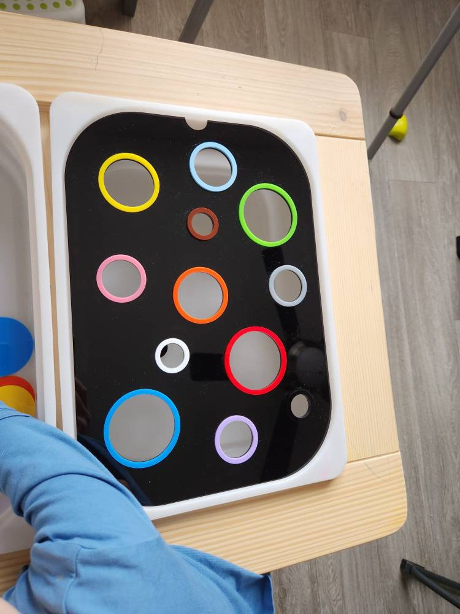 Color Sorting Lid for Ikea Trofast Bin Montessori Play and Etsy