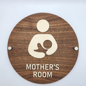 Lactation consultant office sing, breastfeeding room, mother and baby room, Braille sing Grade 2, nursing room, pumping room