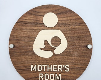 Lactation consultant office sing, breastfeeding room, mother and baby room, Braille sing Grade 2, nursing room, pumping room