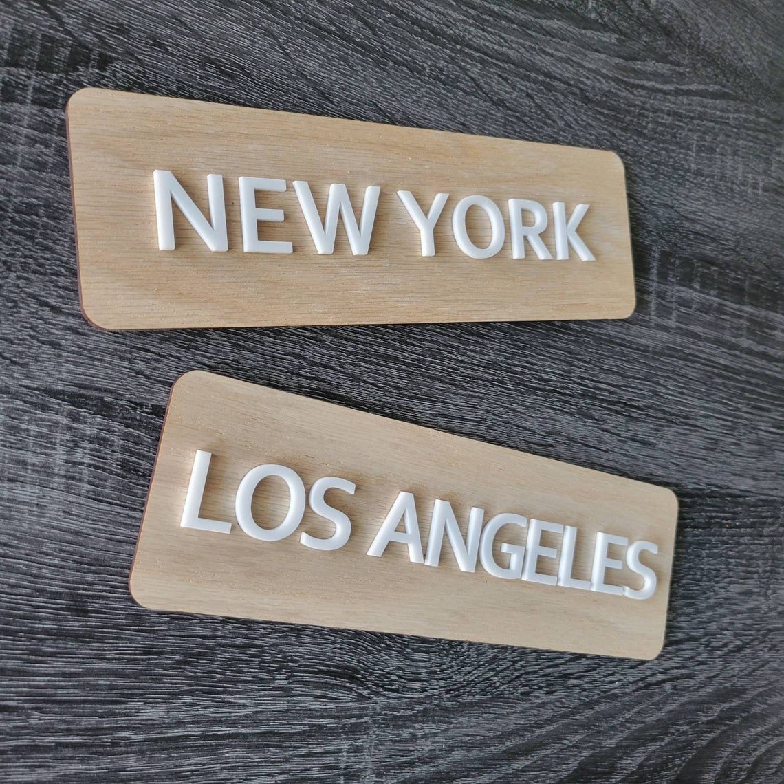 Time Zone Clock Sign Wooden Sign Custom Clock Name Wall Etsy