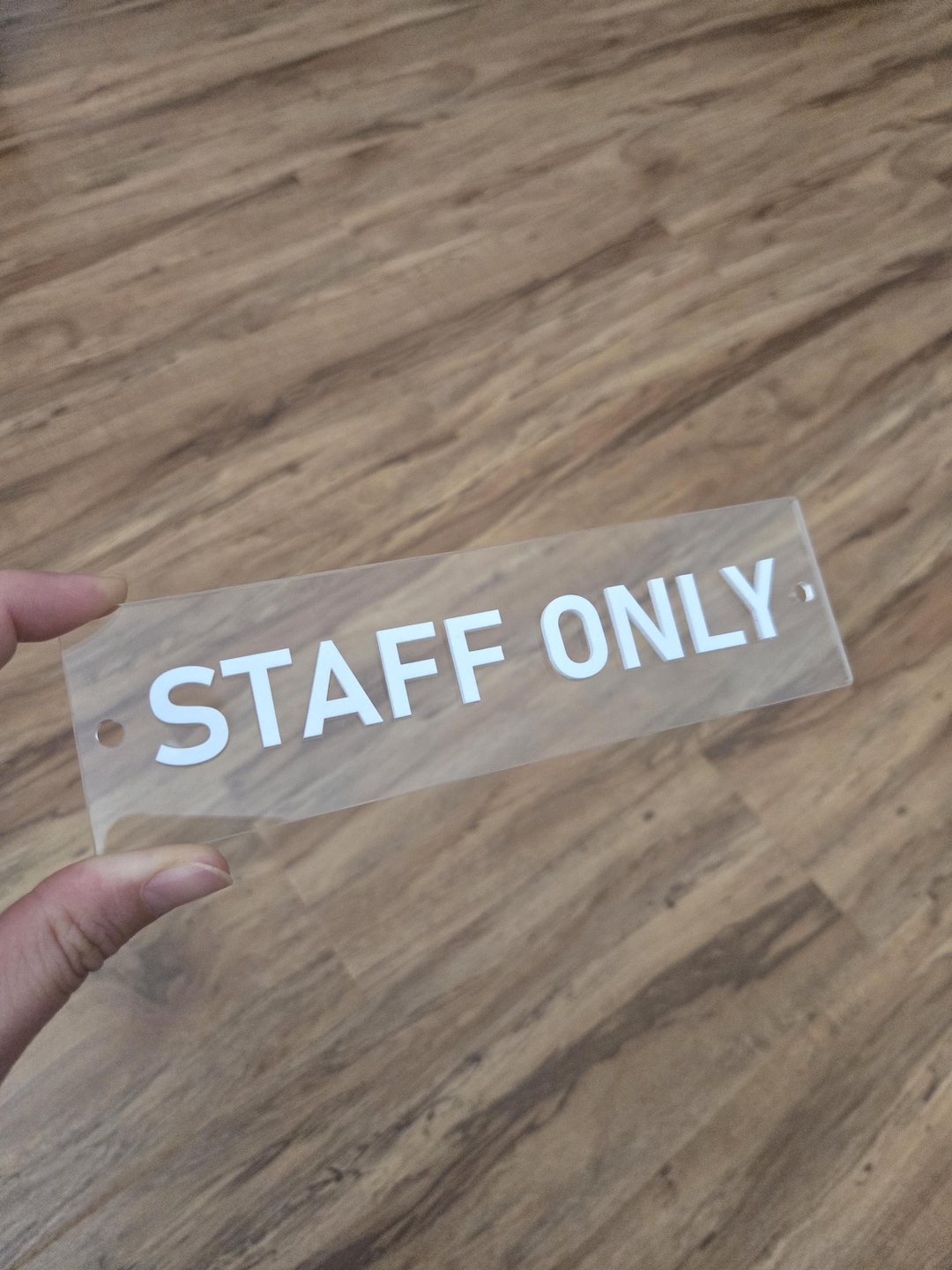Staff Only Sign, Door Sign, Acrylic Letters, Office Sign, Business ...