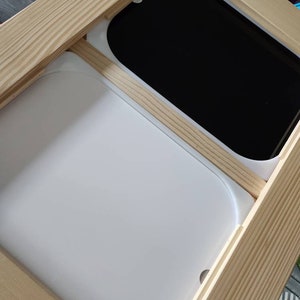 Trofast Lid: Acrylic Sensory Table Insert, Dry Erase Board