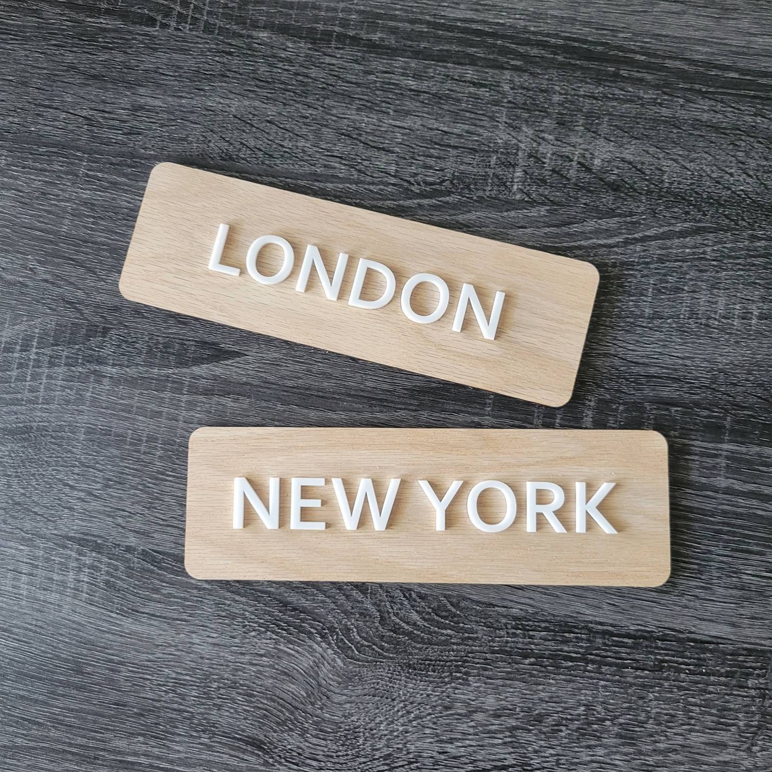 Time Zone Clock Sign Wooden Sign Custom Clock Name Wall Etsy