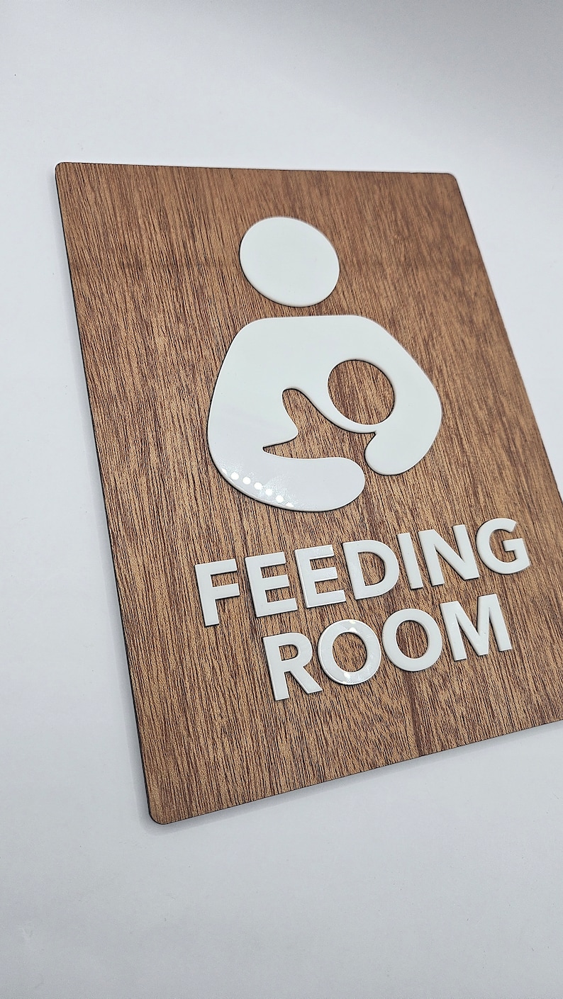 Breastfeeding Wooden Sign, Nursing Room Door Decor, Rustic Wall Sign