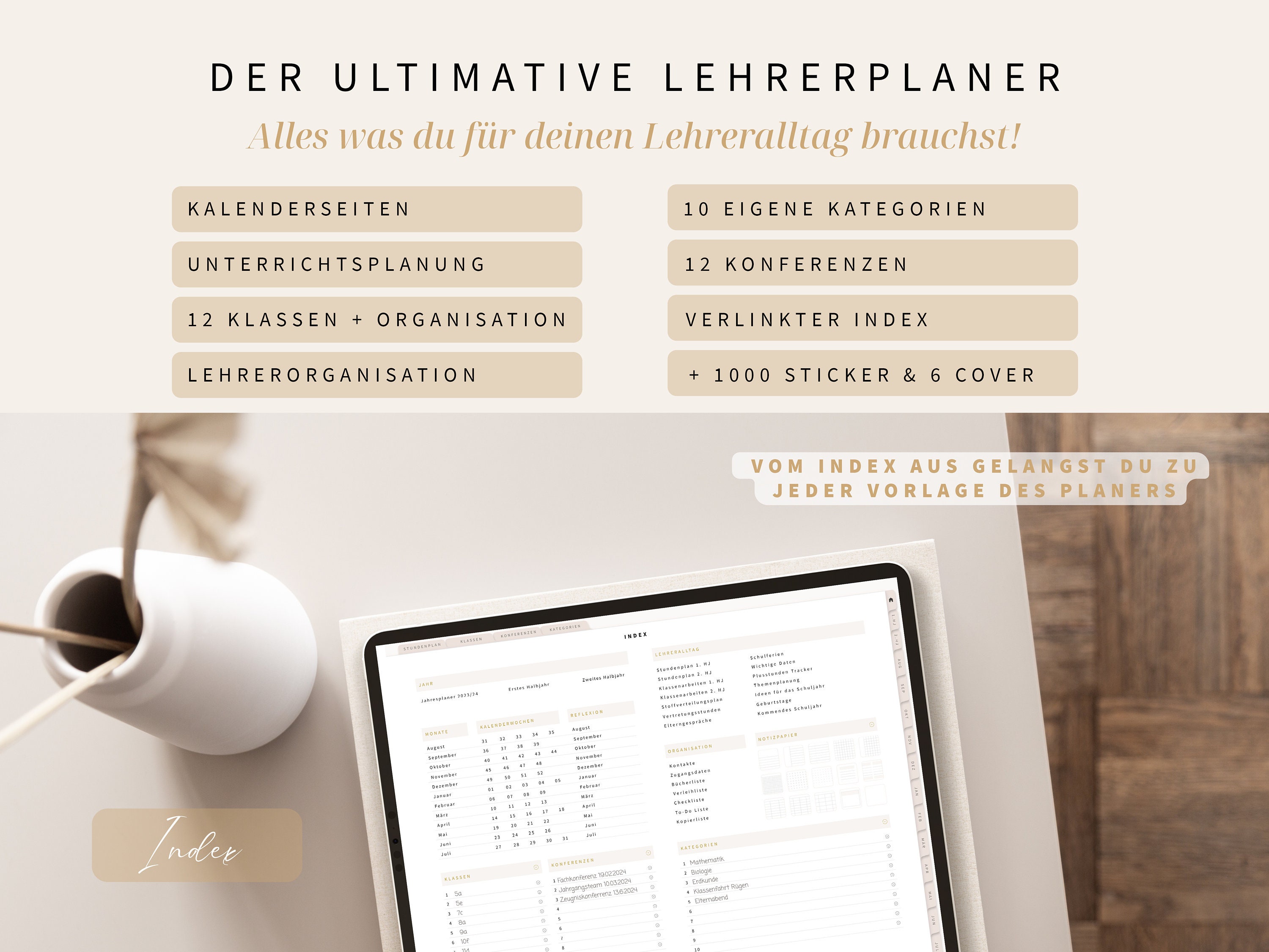 Digitaler Lehrerkalender Goodnotes 23 24
