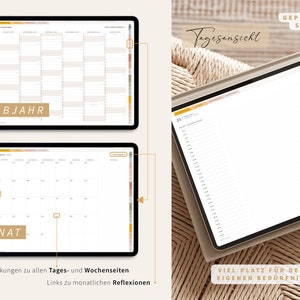 Digitaler Lehrerplaner 2024 2025 DEUTSCH / Goodnotes Lehrerkalender 24 25 / Schuljahresplaner iPad / Unterrichtsplaner Notability / Bunt image 3