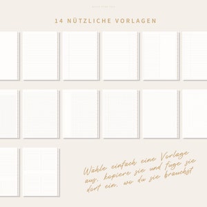 Notizbuch digital, Digitales Notizbuch Goodnotes Notability, digitale Aquarell Sticker Bild 4