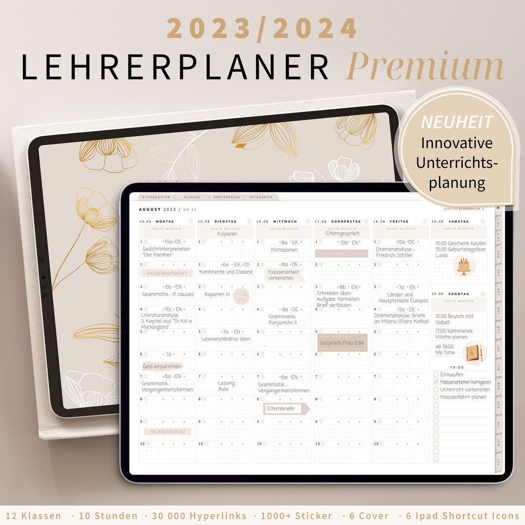 Digitaler Lehrerkalender Goodnotes 23 24