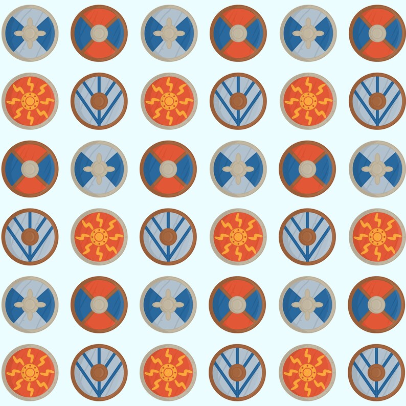 Viking Digital Paper Vikings Scrapbook Paper Craft Paper Etsy