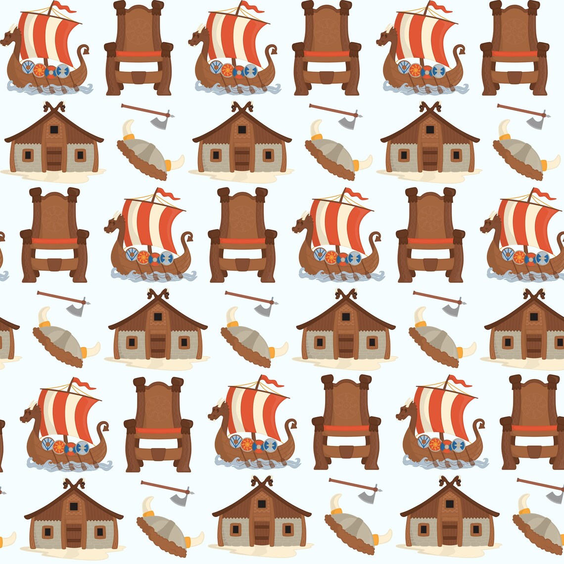 Viking Digital Paper Vikings Scrapbook Paper Craft Paper Etsy