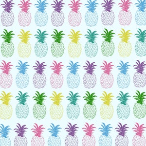 Pineapple Digital Paper - Pineapple Scrapbook Paper, Craft Paper ...