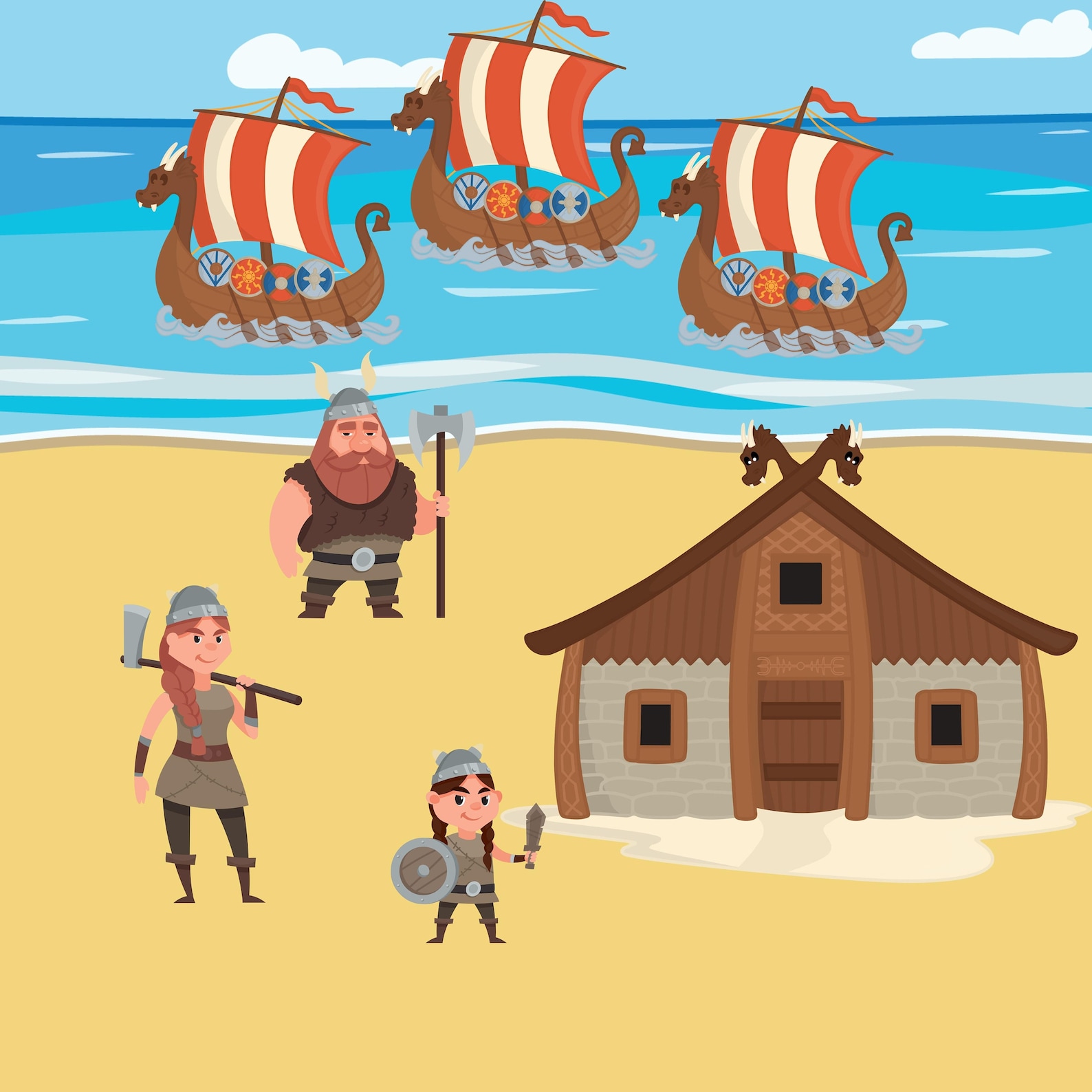 Viking Digital Paper Vikings Scrapbook Paper Craft Paper Etsy