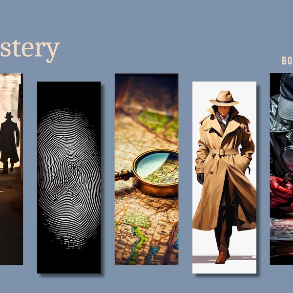 Mystery Bookmarks - For Those Who Love Mysteries and Detective Stories