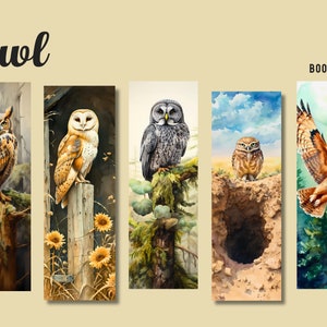 Marque-pages chouette - Hibou PNG, chouette téléchargeable