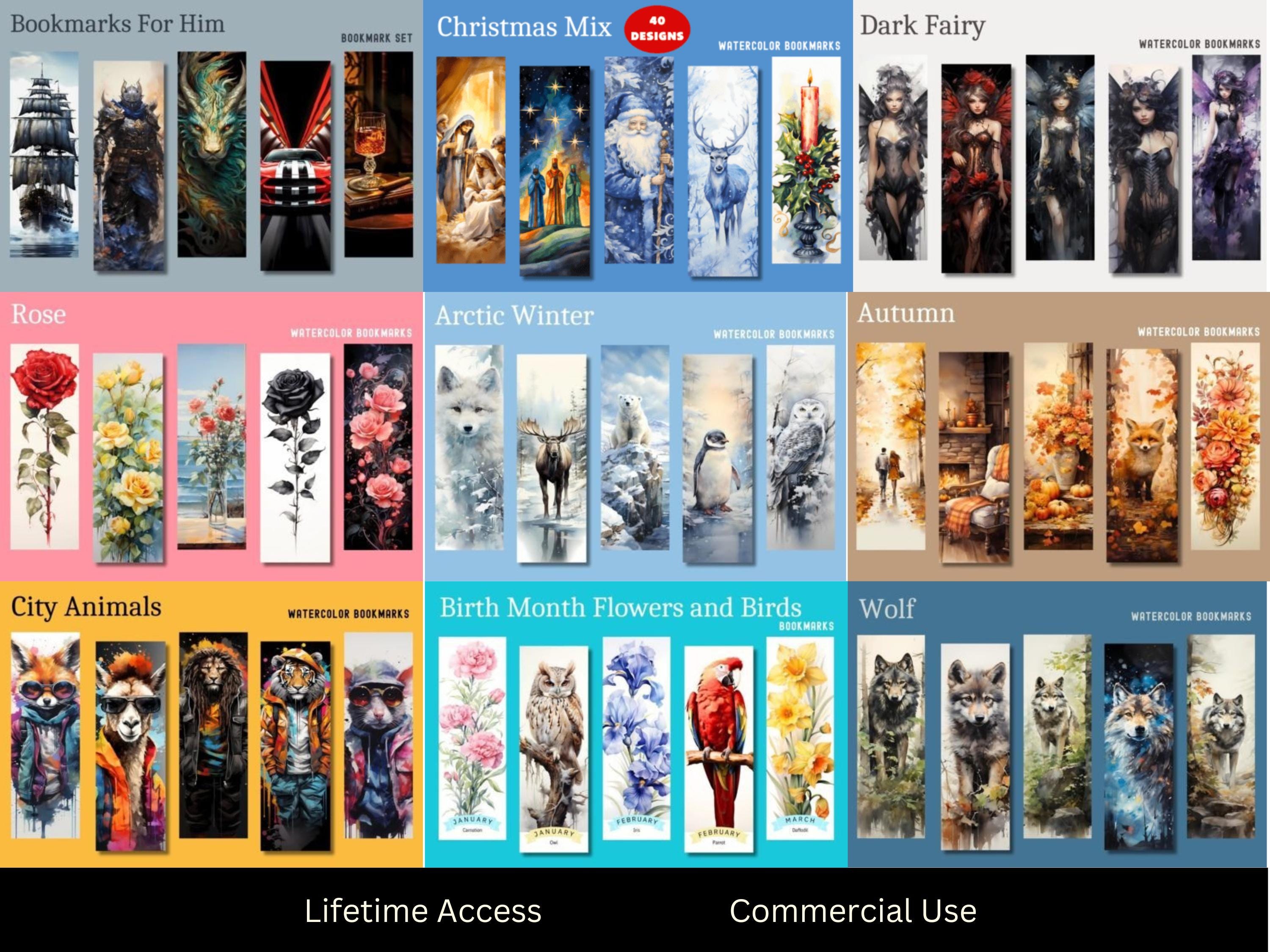 2000+ Bookmark Designs: Ultimate Variety Bundle (PNG & JPG) - Etsy